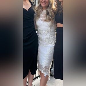 White Lace Bridal or Bachelorette Dress